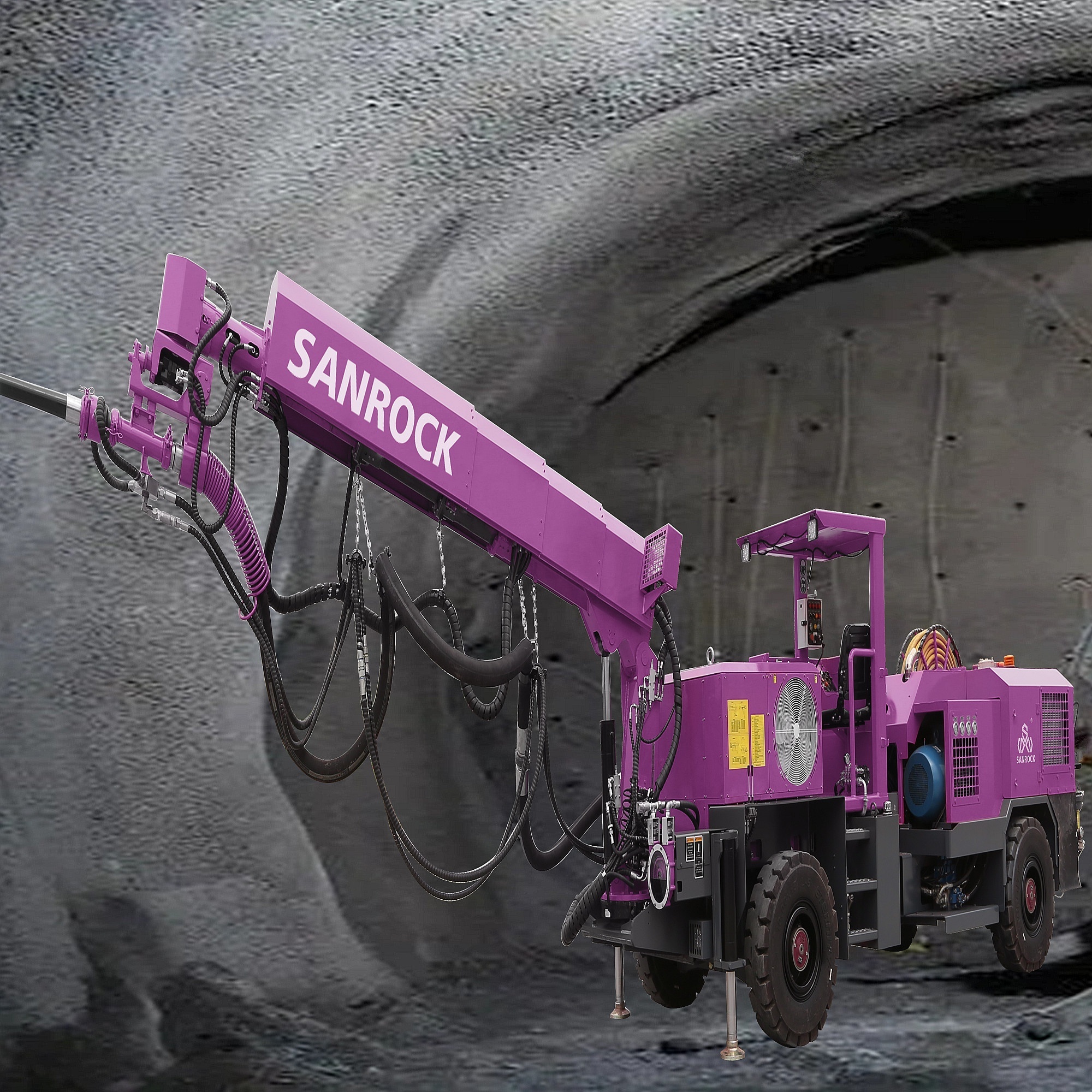 Underground Concrete Shotcrete Machine Hydraulic Spraying Equipment Tunnel Shotcrete Machine For Sale