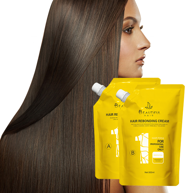 In Stock Wholesale Best Brands Straight Perm Hair Rebonding Straightening Cream Organic