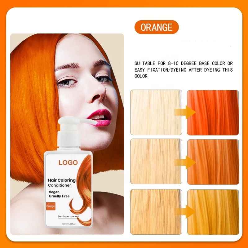 Private Label Manufacturer PPD Ammonia Free Cruelty Free Semi Permanent Vegan Dye Hair Color Mask