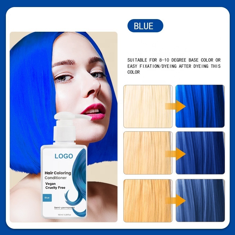 Private Label Manufacturer PPD Ammonia Free Cruelty Free Semi Permanent Vegan Dye Hair Color Mask