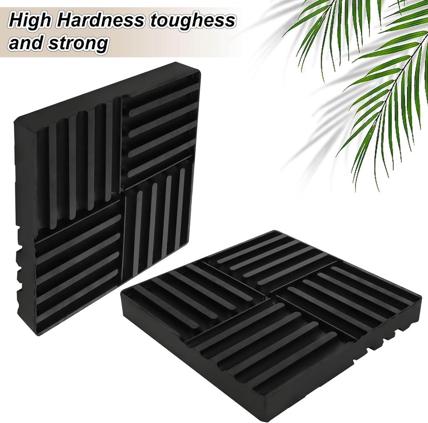 Anti Vibration Pads Rubber Black anti vibration rubber for HVAC, Washers Compressors Treadmills Air Conditioner