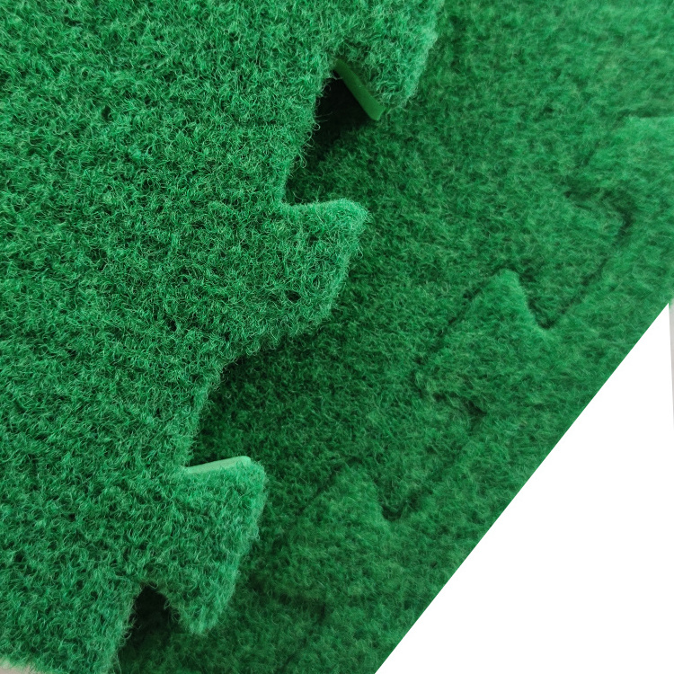 artificial grass turf extra large eva foam self-draining mat non toxic wholesale artificial grass interlocking tiles