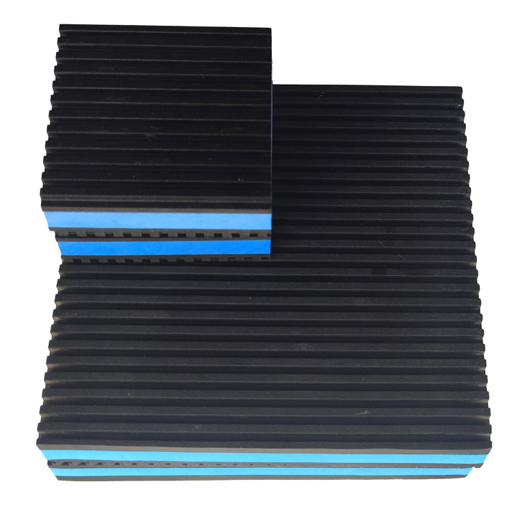 rubber anti-vibration isolator heavy duty blue anti shock pad for air conditioner,compressors hvac treadmills