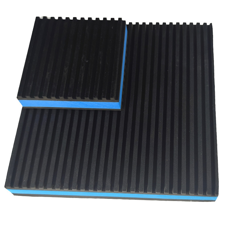 rubber anti-vibration isolator heavy duty blue anti shock pad for air conditioner,compressors hvac treadmills