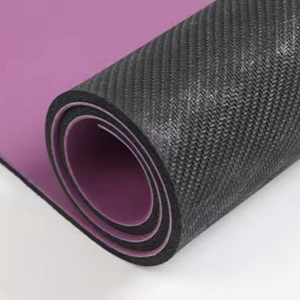 Non Slip High Quality Matt Rubber PU Yoga Mat for Knee and Elbows Protection While Doing Yoga and Floor Exercises