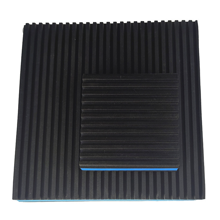 rubber anti-vibration isolator heavy duty blue anti shock pad for air conditioner,compressors hvac treadmills