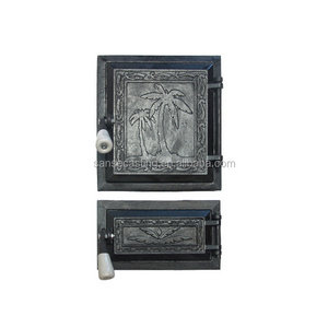 China factory direct hot selling cast iron fireplace door