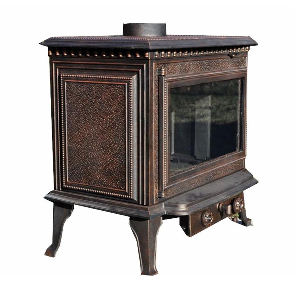 China supplier cast iron wood burning stove, double doors wood fireplace BSC324