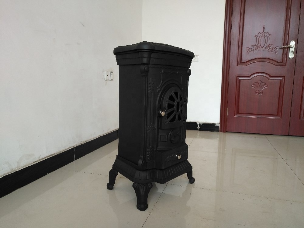 China supplier cast iron stove, double doors wood fireplace BSC309-1