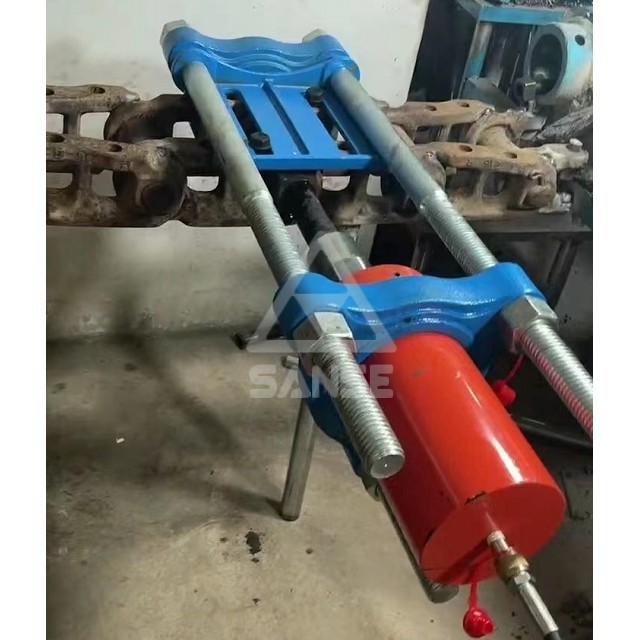 Support for disassembly 200 ton hydraulic press for track chain link pin press machine with electric motor