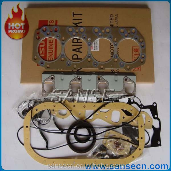 Engine parts Overhaul Gasket Kit SK60 4JB1 Cylinder Head Gasket Kit for kobelco sk60 Excavator 5878137250 isuzu engine