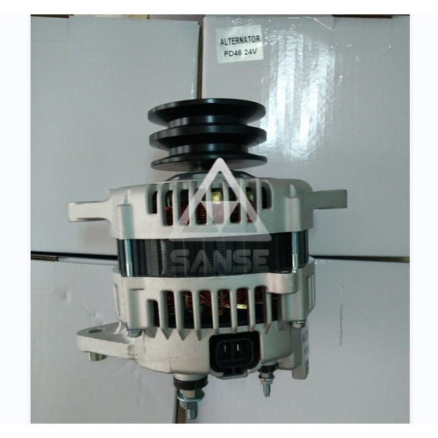 Alibaba supplier wholesales FD46 diesel Engine alternator generator 24V for nissan machines parts names