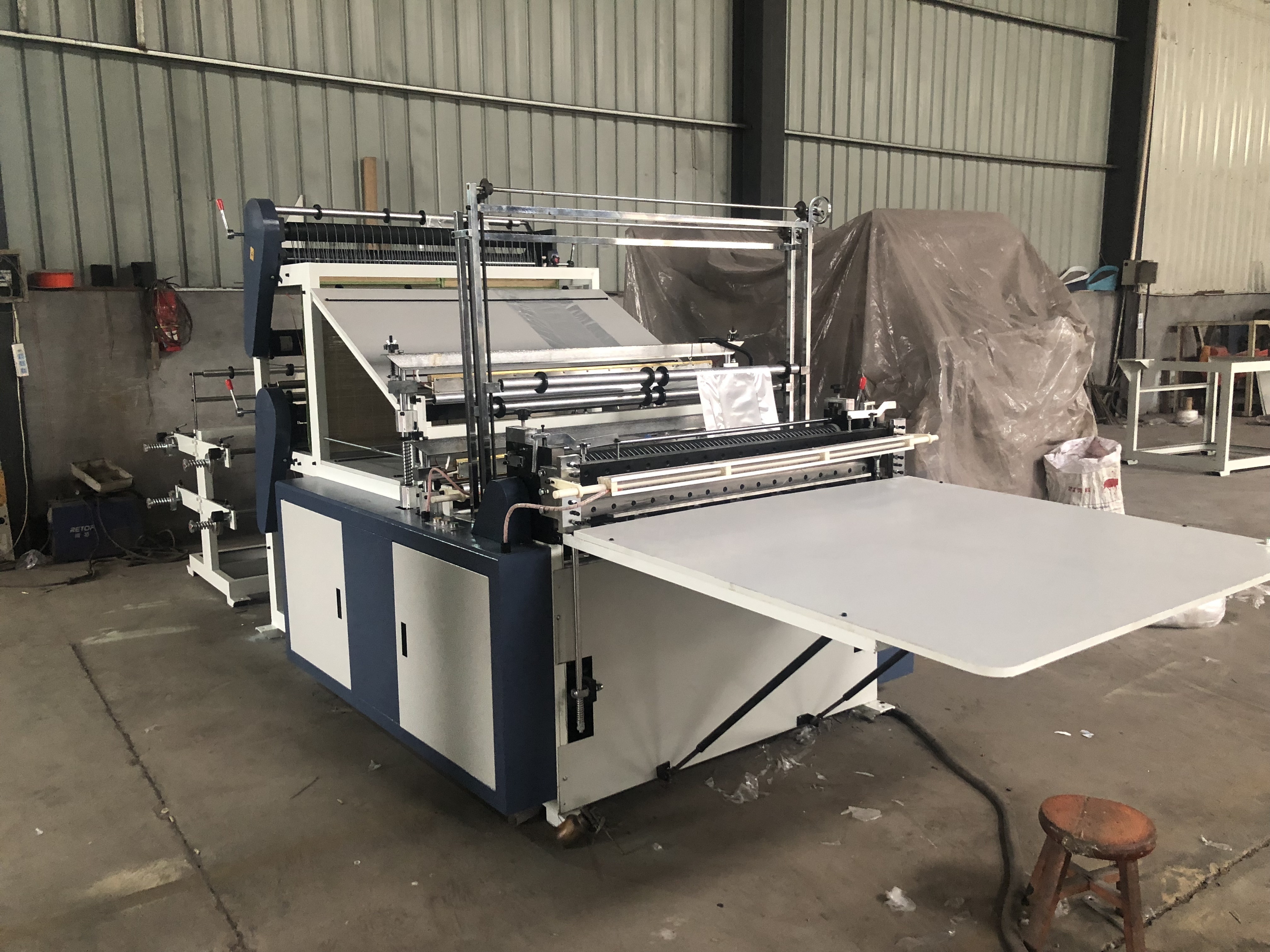 plastic bag making machine polythene bag making machine bottom sealing bag making machine