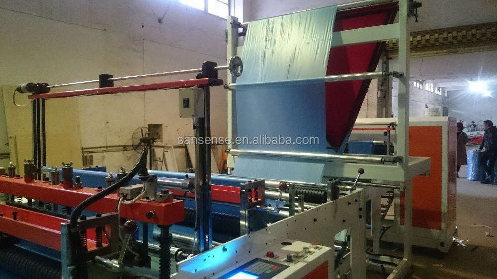 rubbish bag poly bag making machine