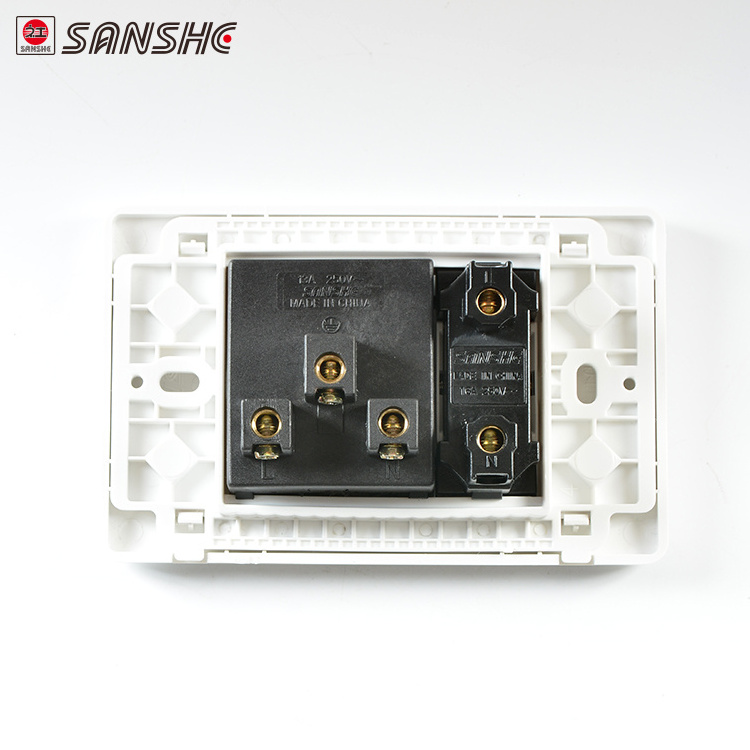 SANSHE 13A 250V outlet multi universal socket function switches and wall sockets