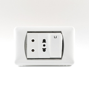 SANSHE Electric Switch Socket 86 Type 118 Type Bangladesh Myanmar Cambodia 2 Pin Universal Wall Socket