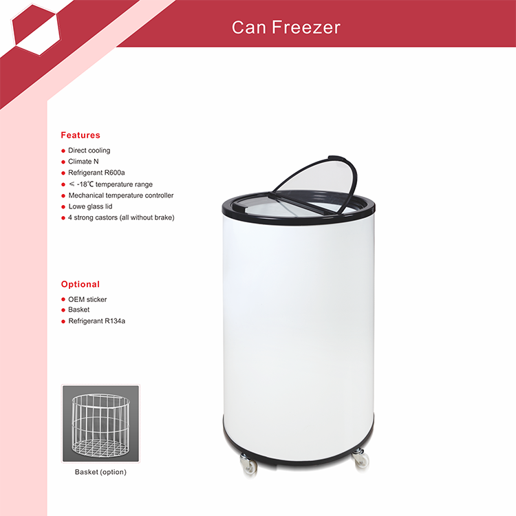 Electric Round Barrel Beverage Cooler With Wheels Energy Drink Refrigerators Fridge Freezer