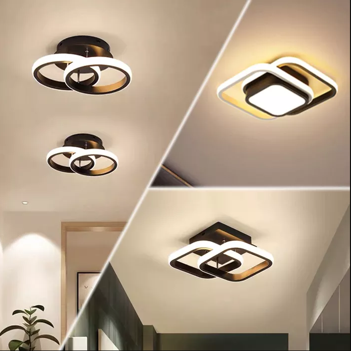 zhongshan nordic pop modern acrylic bathroom hall smart led ip44 ceiling light fixture pendant modern led ceiling light