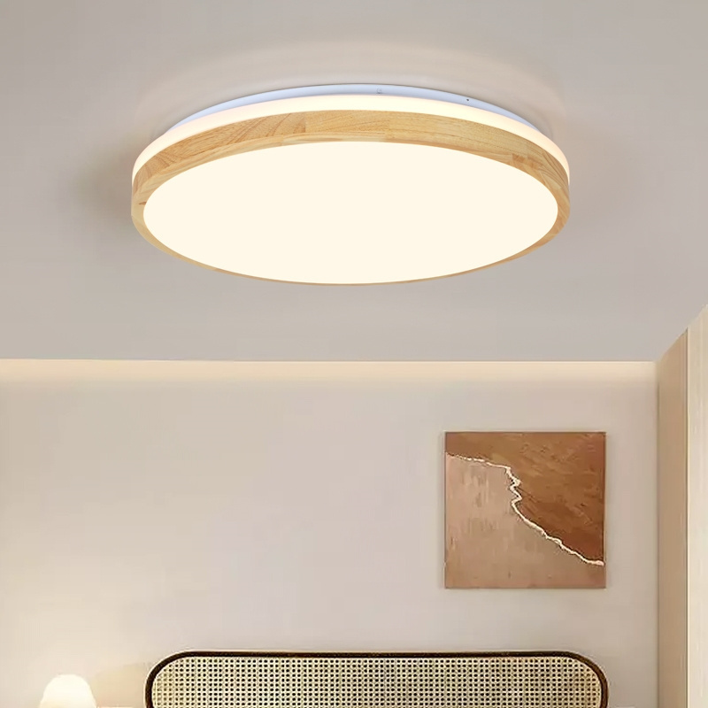 Modern Flush Mount Fixtures Wooden Ceiling Light House Black Led Lighting Ceiling Recessed Bedroom Wood Led Ceiling Lights