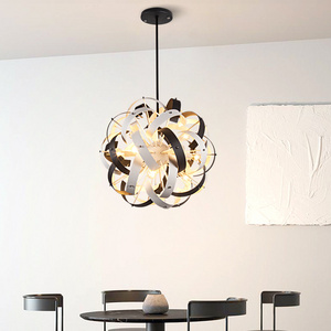 Modern Iron Globe Pendant Light Led Chandelier for Dining Room Kitchen Farmhouse Spark Star Firework Pendant Lights