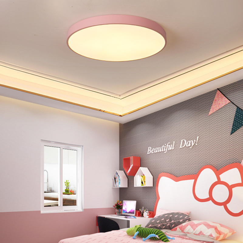 Modern LED Ceiling Light Contemporary Ceiling Lamps for Dining Room Round Surface Mounted Led Ceiling Lamp