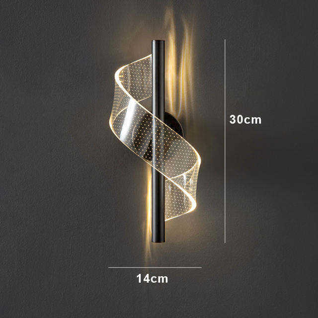 Black Wall Led Light Restaurant Battery Operated Indoor Sconce Lamp Modern Decorative Bedroom Lighting Wall Sconce,Home Light