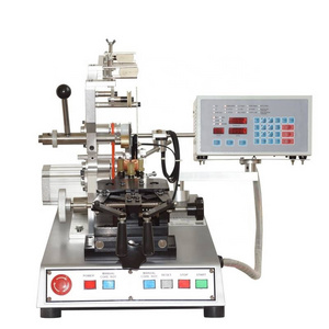 Small toroidal transformer winding machine