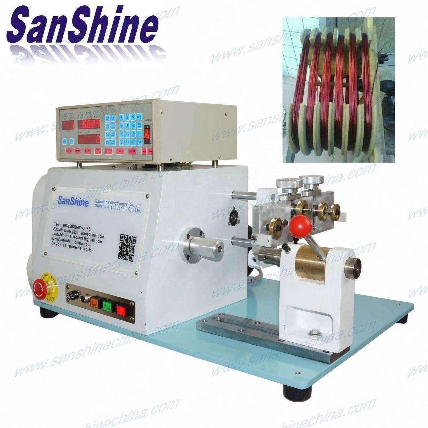 SANSHINE precise programmable automatic electric submersible motor stator winding machinery