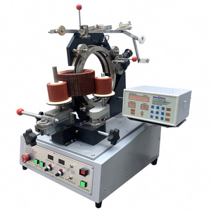 Gear type toroidal power transformer coil winding machine