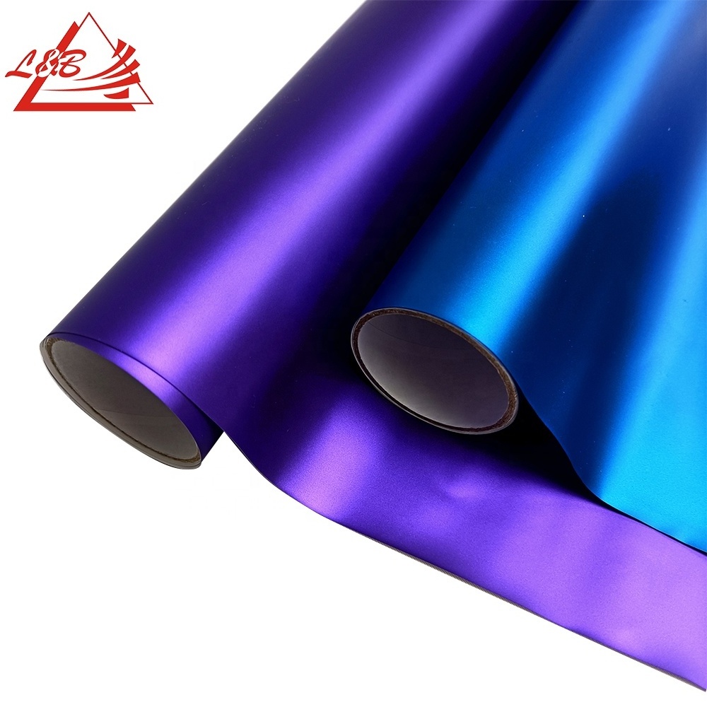 L&B Holographic Chrome Color Self Adhesive PVC Cutting Self-Adhesive Sign Sticker Paper Oracal 651 Vinil Film Craft Vinyl Roll