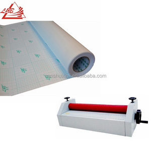 China Supplier Cross Texture Self Adhesive Cold Lamination PVC Film ,Hologram Laminating Film Rolls For Photo