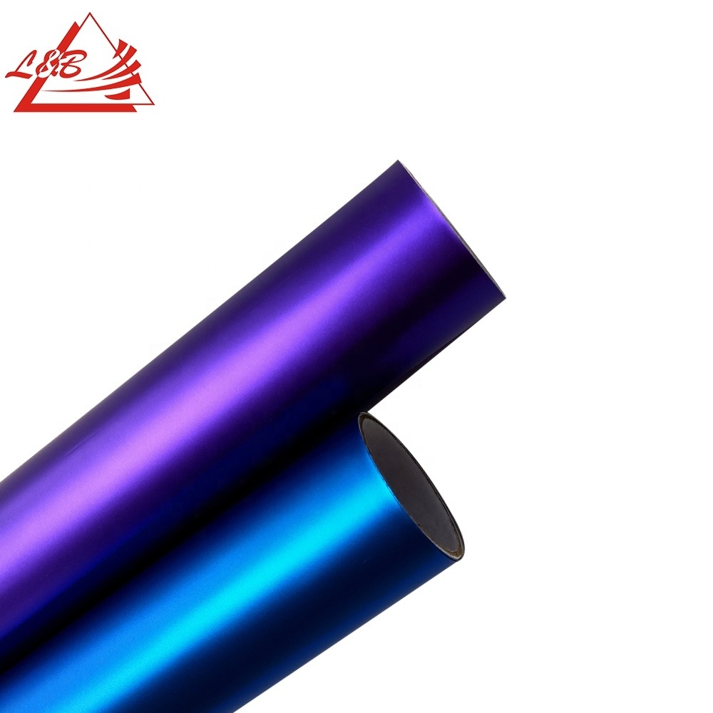 L&B Holographic Chrome Color Self Adhesive PVC Cutting Self-Adhesive Sign Sticker Paper Oracal 651 Vinil Film Craft Vinyl Roll