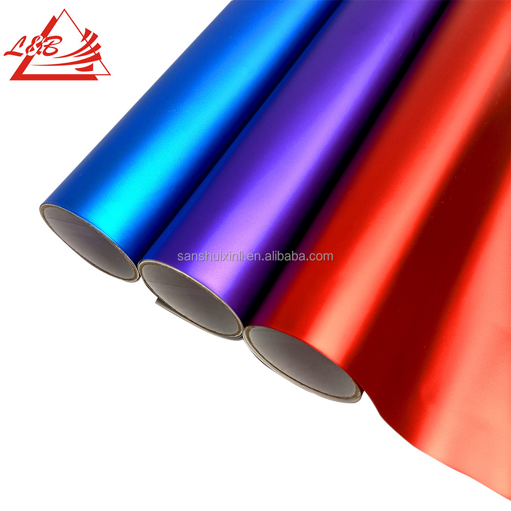 L&B Metallic Pearl Chrome Matte - Smart Permanent  Cutting Vinyl Rolls Self Adhesive Premium Vinyl For Cutter Machine