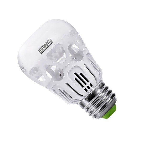 SANSI Wholesales Price 8W Led Light Bulb Raw Material Brightest E27 Led Bulb Industrial