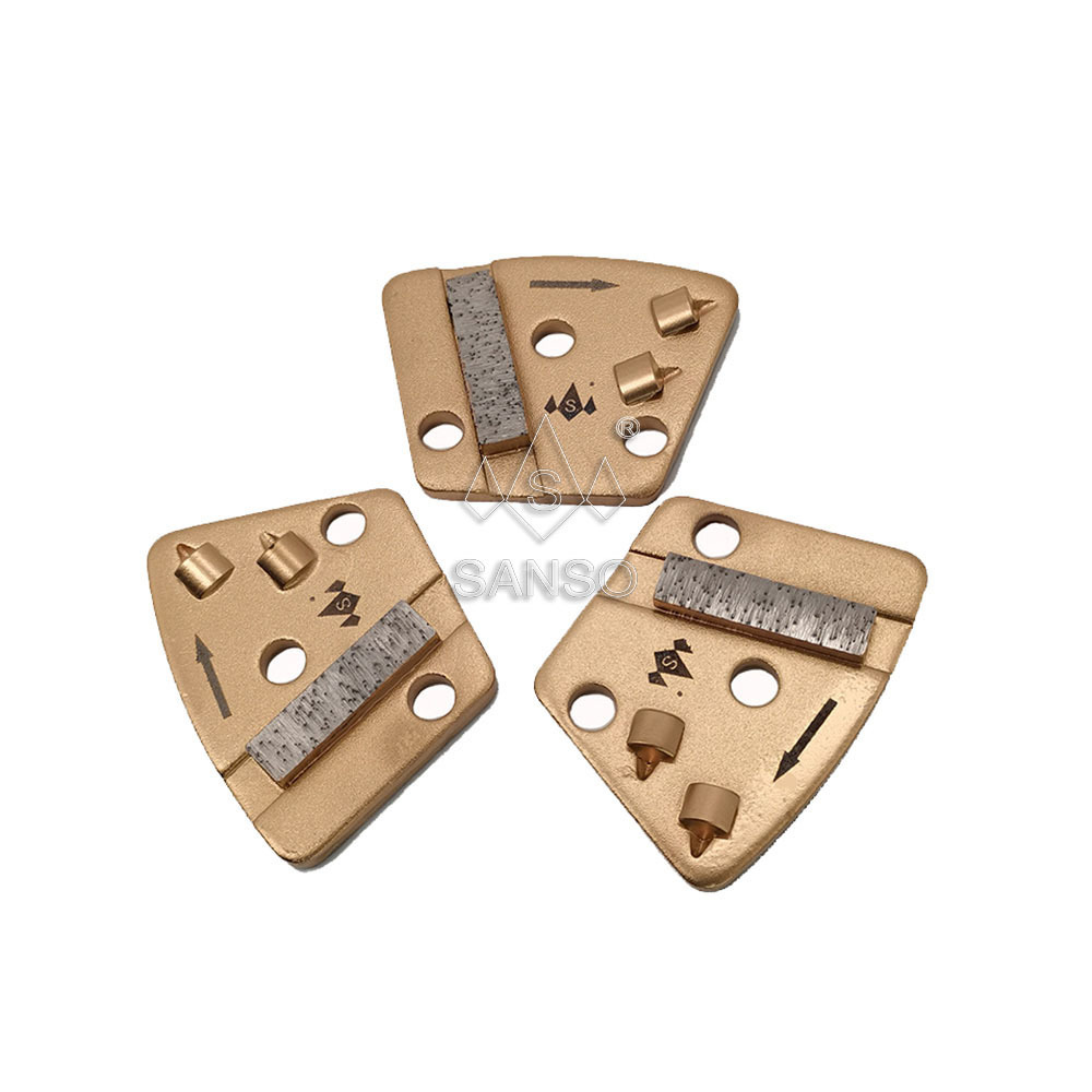 smoothly polishing concrete polishing epoxy resin flooring tools pcd diamond grinding plate pads