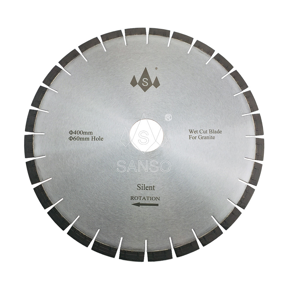 High Sharpness Flat shape Silent Core Diamond Saw Cutting Blades Diamond Circular Blades for Granite