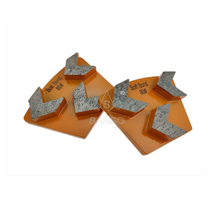 Durable grinding shoes diamond polishing pads for concrete terrazzo and stones' floor or old floor renovation