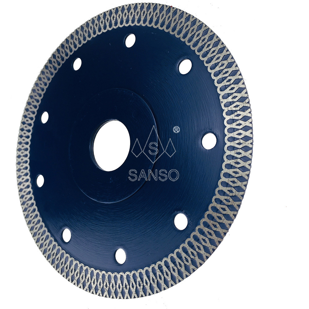 SANSO 125mm Fish Scale  Diamond Small Cutting Disc Circular Saw Blade For Ceramic Tile