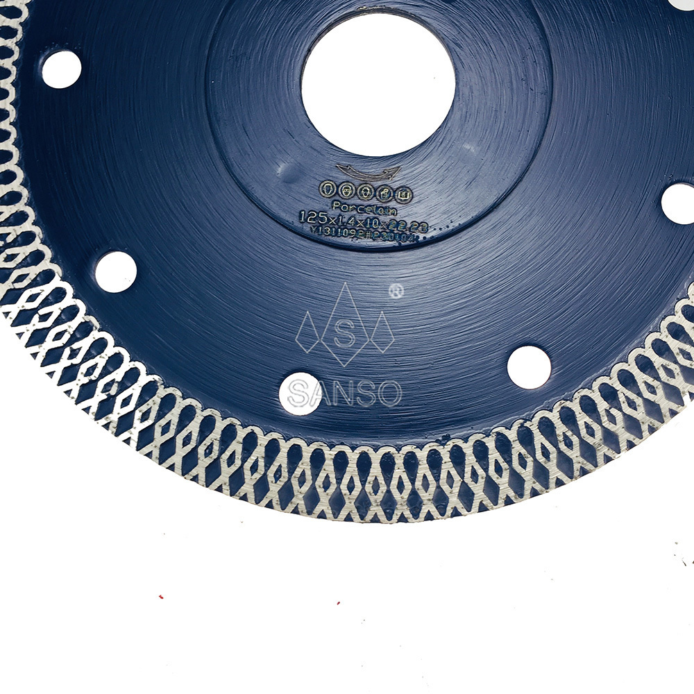 SANSO 125mm Fish Scale  Diamond Small Cutting Disc Circular Saw Blade For Ceramic Tile