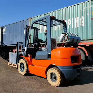 LPG forklift with EPA Engine Gasoline & lpg Forklift 3 Ton 6M three stage mast side shifter LPG Forklift