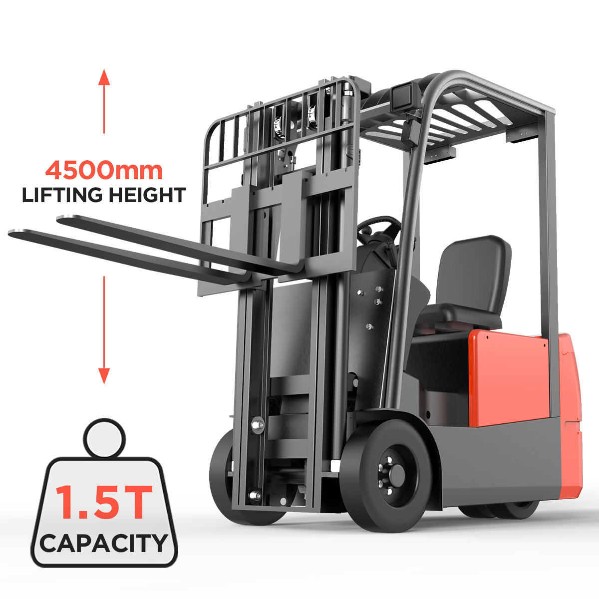 Manufacturers direct sale four wheel china forklift simple side loader electric forklift pallet truck for wholesales