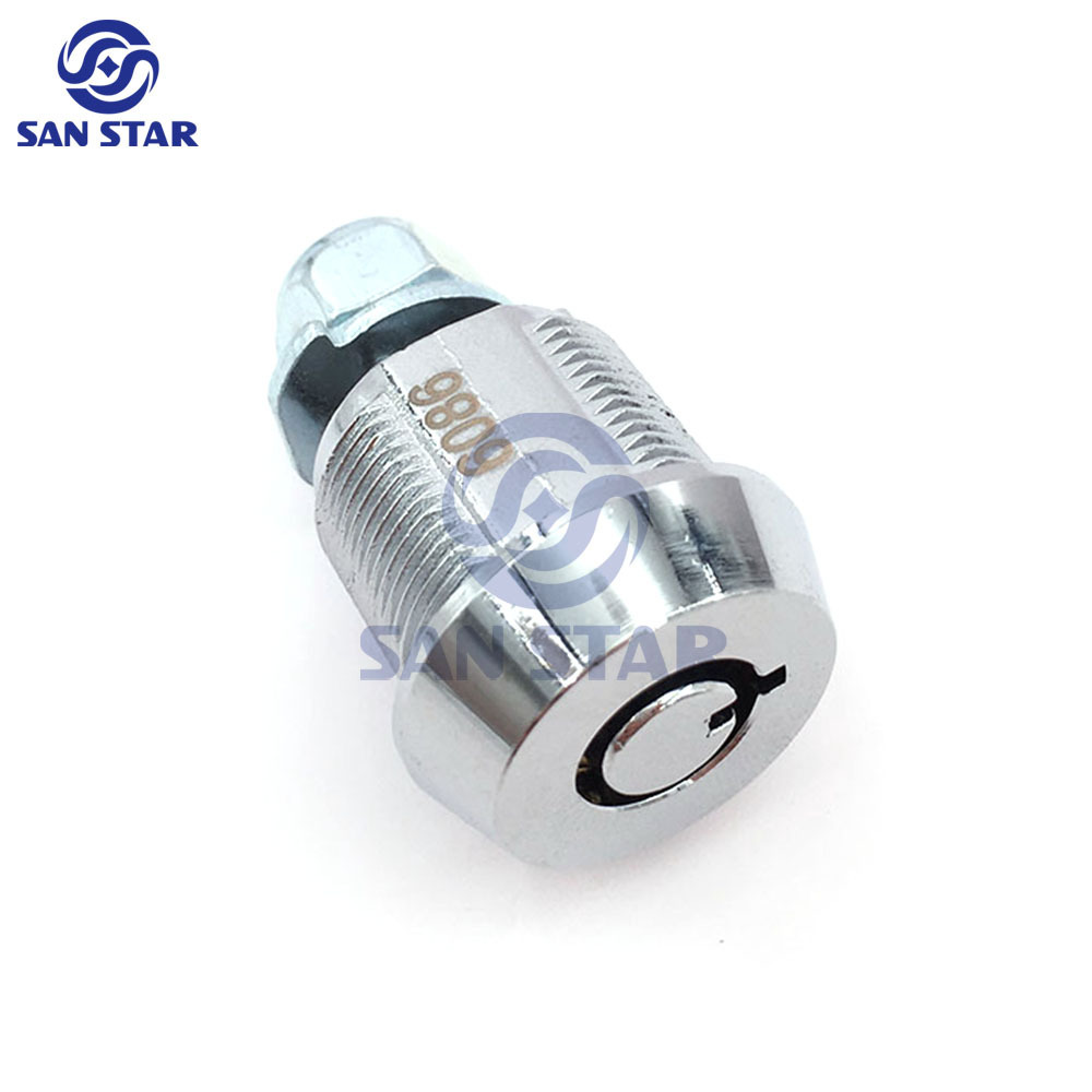 China wholesale fittings Zinc Alloy 17mm 10 Locks Cabinet Cam lock tubular cam lock for arcade machine