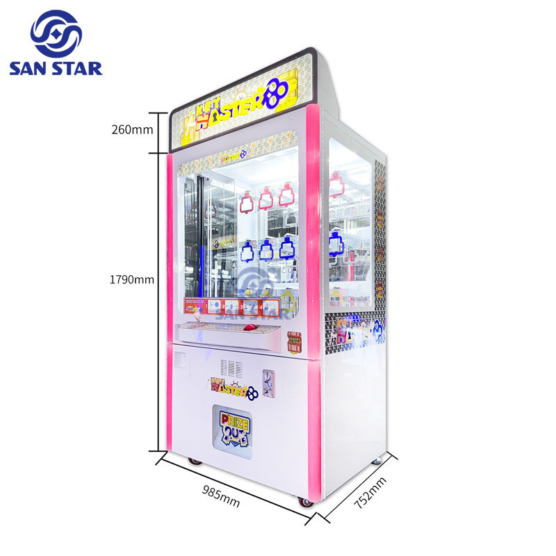 Coin Operated claw crane automatic Arcade golden game lock key master vending machine