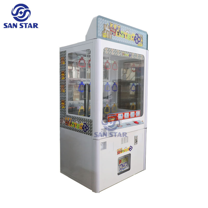 Amusement Park safe wall mounted lock key master arcade game vending machine for sale