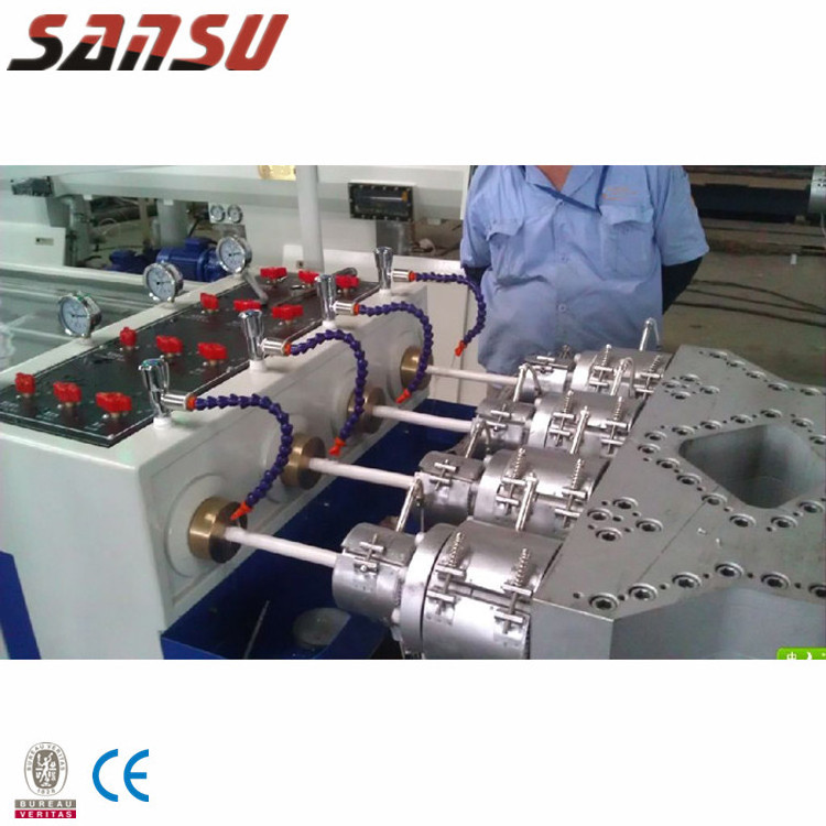 plastic PVC pipe manufacturing extrusion production making machine extruder machinery line