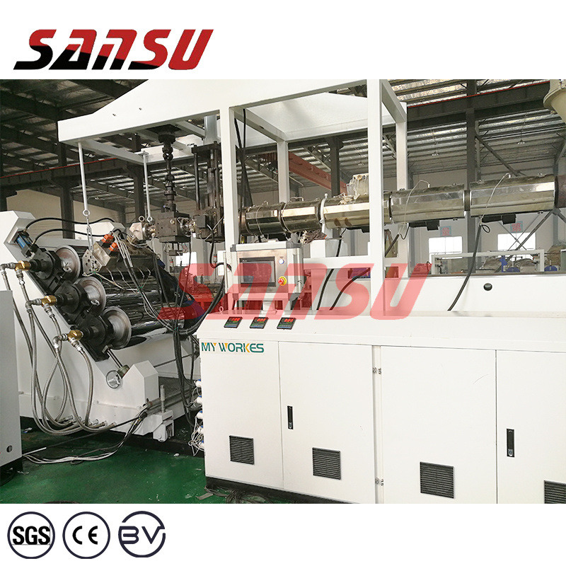 ps foam pet sheet extrusion line color coated steel sheet production line