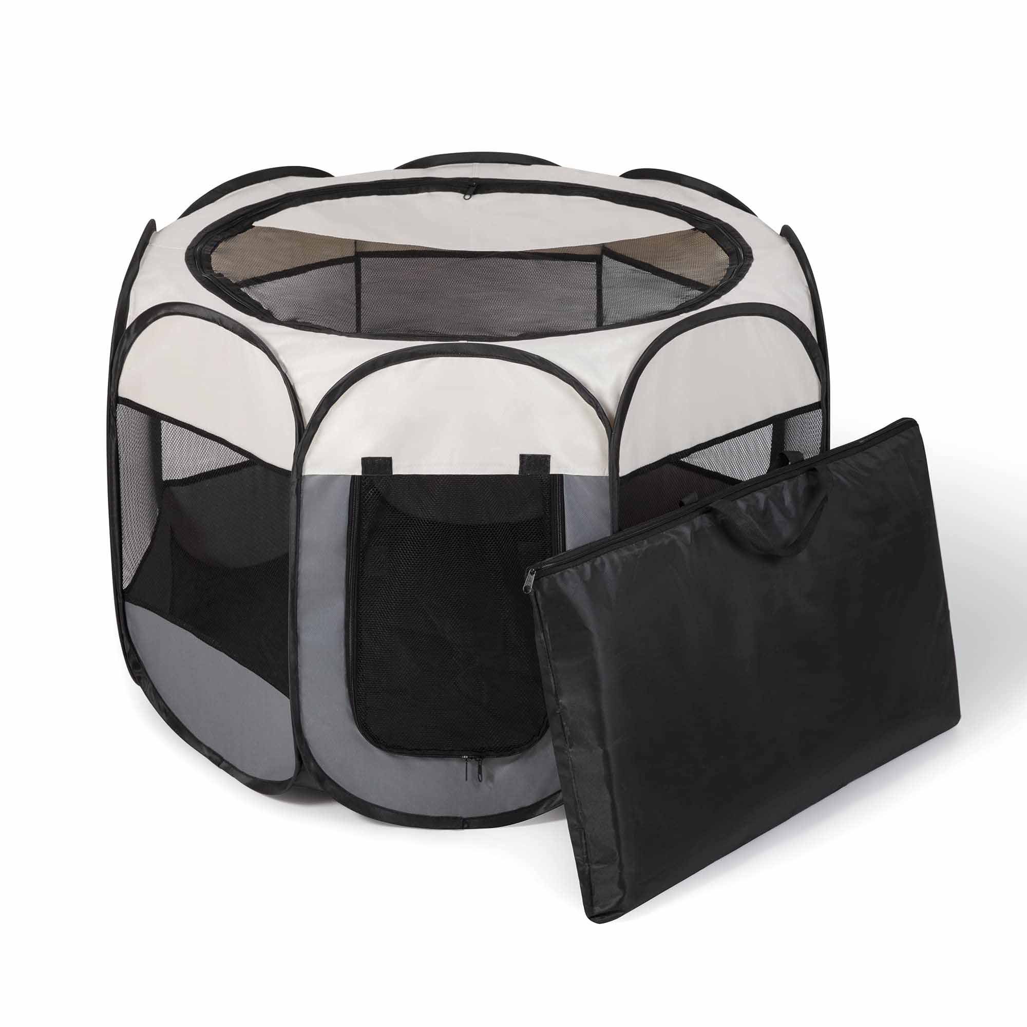 Foldable Pop Up Small Dog Kennel Playpen Portable Playpen Cat Enclosure Tent Crates Cage Indoor Outdoor Pet Puppy Dog Playpen