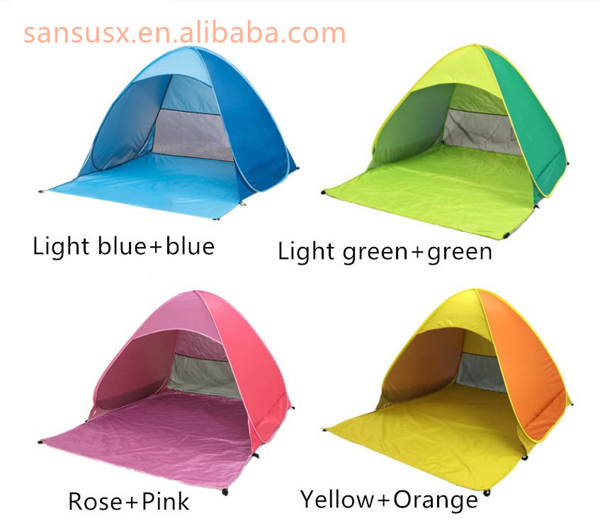 Professional Party Tents Camping Outdoor Umbrella Ultralight Folding Automatic Pop Up One Bedroom Beach Tent Sun Shelter