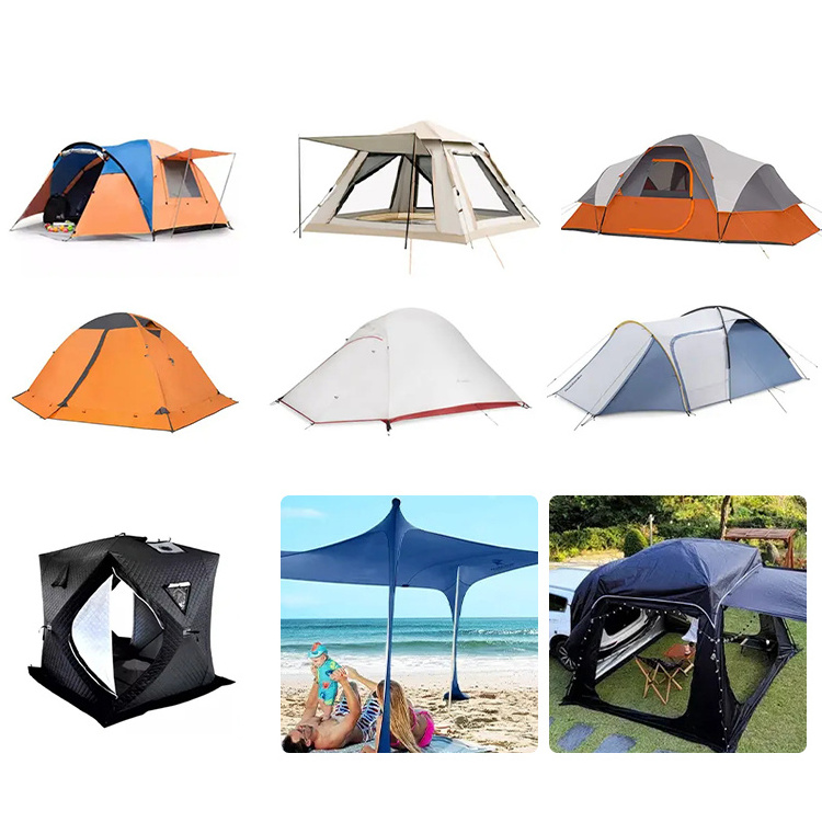 2 Rooms 1 Living Room Waterproof Extra Large Space 8 To 12 Persons Portable Family rooftop tent 4-5 person Outdoor Camping Tent