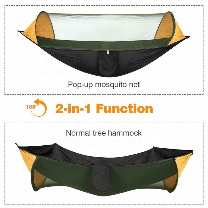 Top selling Portable outdoor Swing flat Hammock Camping winter aerial Tent with Mosquito Net Multi Use wholesale